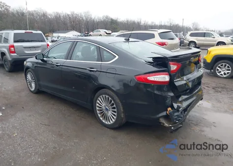 2014 Ford Fusion Titanium z USA, uszkodzony, nr VIN 3FA6P0D95ER114930